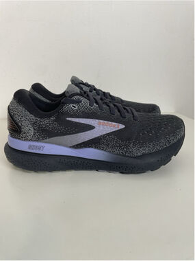 Brooks Ghost 16 Womens 6.5 Ebony Lavender Copper Black Running Shoes Sneakers